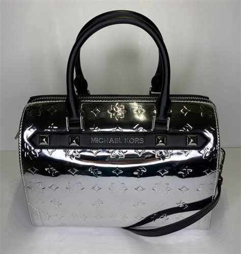 michael kors large duffle satchel|michael kors opened satchel purse.